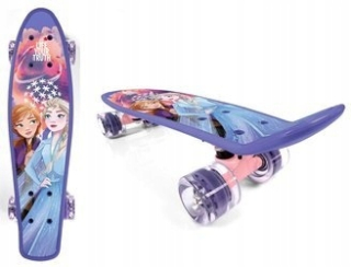 Elsa Frozen - Pozemok z ICE 2 ELSA Skateboard Board flash
