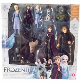 Elsa Frozen - Pozemok z ICE 2 Figurs Frozen II - Elza Anna Olaf