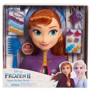 Elsa Frozen - Pozemok ľadu Anna hlavy pre štýl, len hrať