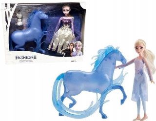 Elsa Frozen - Ice Land Doll Elsa a Nokk Horse Olaf mrazené 2