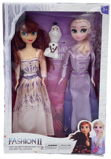 Elsa Frozen - Ice Land Doll Elza a Anna mrazená bábka