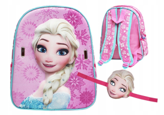 Elsa Frozen - Pozemok ľadu batoh 3D s maskou Disney School
