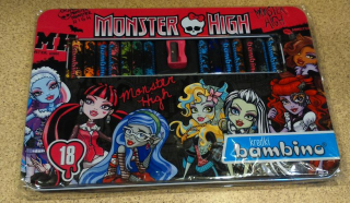 Monster High Bábiky - Bambino -Monster High Crayons - 18 kusov Majewski