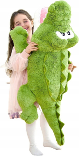KROKODÝL PLYŠOVÝ MASKOT VÝŠKA 80 CM NA OBJATIE AKO DARČEK PRE DETI
