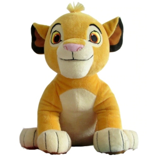 Leví kráľ - King Lion Teddy Mascot Plush Simba