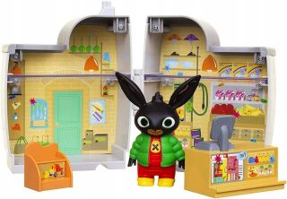 BING A PRIATELIA - Králik Bing Cottage Set Store Poly Woold Figurine