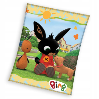 BING A PRIATELIA - Rabbit Bing Galket Plaid 110x140 Flop Pando Clay