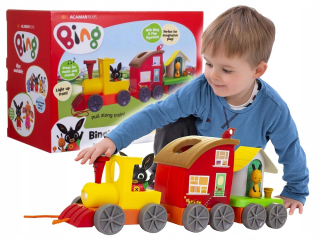 BING A PRIATELIA - Králik Bing Train Binga Lokomotive 3547 Hudba