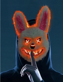 Krvavá Maska Králika Vraha Halloween Horror