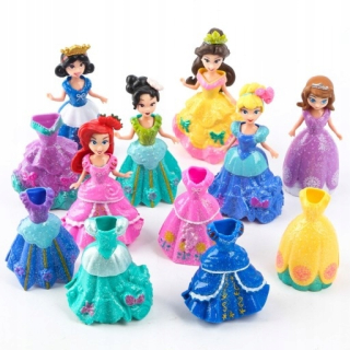 Princezná Disney Anna a Elsa + Šaty 18 kusov