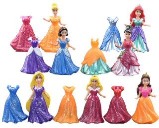 Princess Disney Set 7 ks + 7 Šaty!