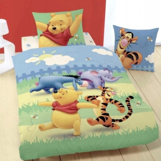 Medvedík Pú - Winnie na ceste Posteľná bielizeň 160x200 bavlna rýchlo!