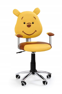 Medvedík Pú - Winnie Swivel Armchair Žlté deti Halmar