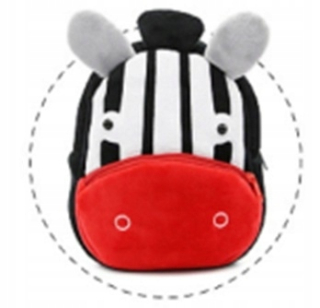 Detský batoh - KX7427 PLUSH BACKPACK PRE PRESCHOOLER ZEBRA