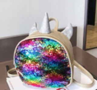 Detský batoh - KX7430 FECTIN batoh s dúhom Unicorn