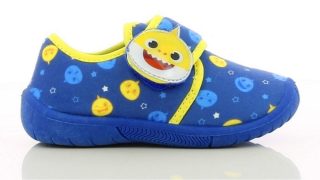 Boy's Papuče na suchý zips Baby Shark Blue