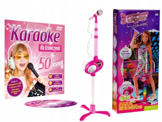 Elsa Frozen - Karaoke pre DVD DVD. Pozemok ľadu, mikrofón
