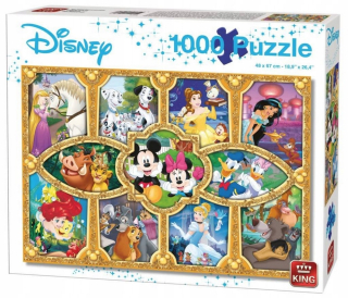 Leví kráľ - King 1000 Aladyn Disney Small Mermaid King Lion Rosh