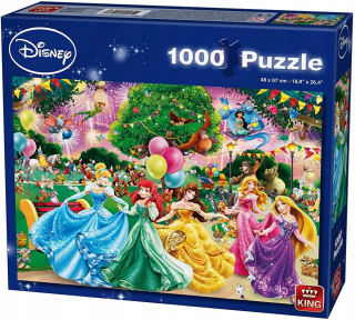 Popoluška - King Disney 1000 Ksiezniczki Cinderella Rapun