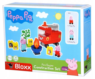 Pepa Pig - BLOXX PEPPA Čerpadlo čerpadlo Fire Brigade a gril
