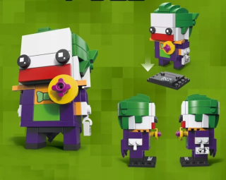 JOKER - Brickheadz bloky s Cutedoll Supsehera Joker