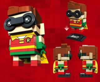 BATMAN -  Brickheadz bloky s Cutedoll Supehero Robin