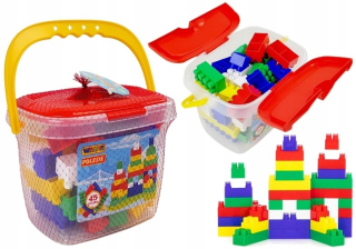 Staviteľ Bob - "Builder" tehly v Bucket 45 Elemen