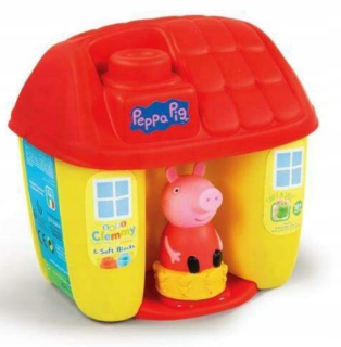 Pepa Pig - Bloky Clemmy Bucket s Figurine Prasa Peppa Clem