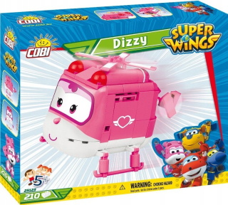 Kocky Cobi 25123 Super Wings Dizzy Lietadlo Frunia