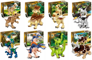 Jurský svet - Dinosaurové bloky Spinosaurus Jursic Figurines 8