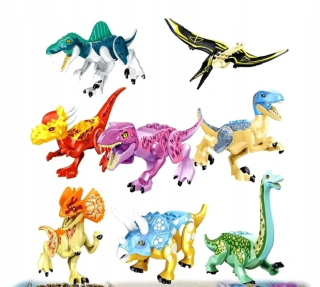 Jurský svet - Dinosaurus Blocks Pterodactyl Jurassic Park 8 ks