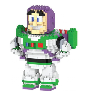 TOY STORY - Stavebné bloky Buzz Obrázky s hračkou Story Pad Set