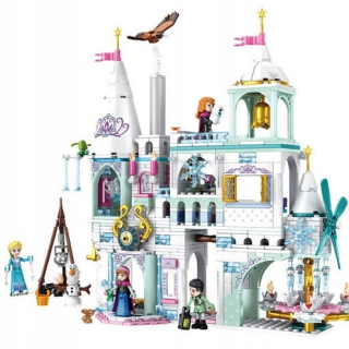 Elsa Frozen - Mrazené bloky Pozemok z Ice Elsa Nový 725 kusov