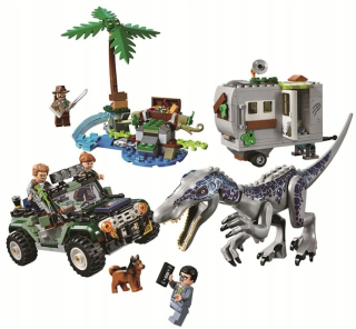 Jurský svet - Jurassic World Blocks Clash s barónmi