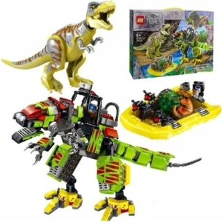 Jurský svet - Jurský svet Tyrannosaur Budovy Robozaur Mech PL