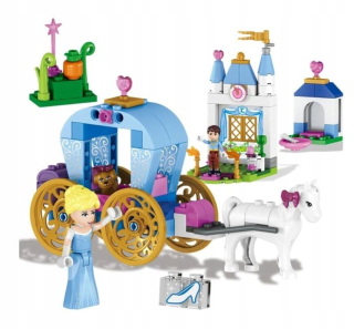 Popoluška - Klocki kompatibilný s Lego Cinderella Kareta