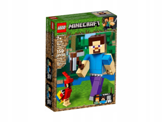 MINECRAFT - Lego Minecraft Bigfig Steve s Parrot 21148