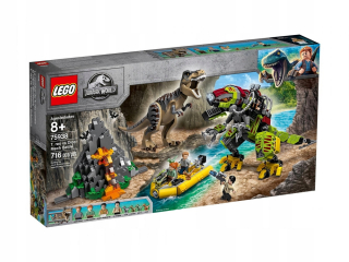 Jurský svet - LEGO Tyrannosaur Blocks, Mechanical Dinosaurus 75938