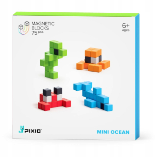 Magnetické bloky Pixio Mini Ocean 75 el.