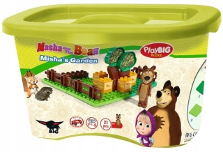 Máša a medveď - Tehly Masha a Bear Garden Bear Missis