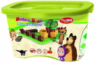 Máša a medveď - Tehly Masha a Bear Bear Garden
