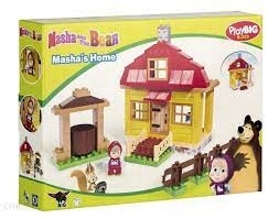 Máša a medveď - Tehly Masha a medveď PlayBig Cottage Machine