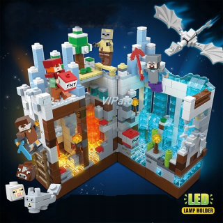 MINECRAFT - Minecraft jaskynné bloky s LAVA 4 LED diódami