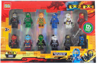 Bloky NINJAGO figúrky 12 kusov MEGA SET