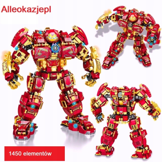 TRANSFORMERS - Bloky bez techniky, transformátory 1450 prvkov!
