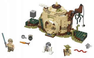 STAR WARS - Star Wars Klocks Chatka Master Yody Fit 75208