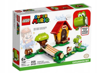 Super Mario - Super Mario Yoshi Stavebné bloky a Mario House - Dôvod Sada