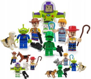 TOY STORY - Klocki Toy Story Jessie Skinny Buzz Bou Alien Large