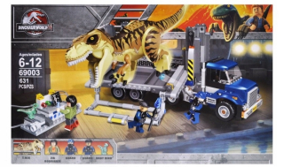 Jurský svet - Podložky Tyrannosaur Transport Jurassic World T- Rex