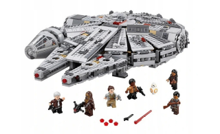 STAR WARS - Bloky sada falcon Milleniu Lepin 1381